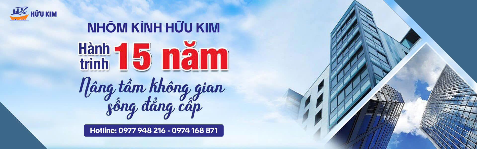 banner công ty nhôm kính hữu kim